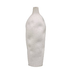VASO DECORATIVO CINZA OFF WHITE 31CM