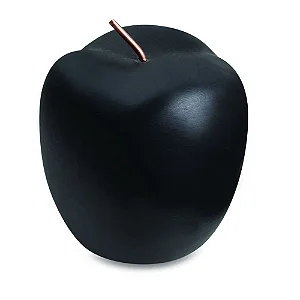 ESCULTURA MACA PRETA EM CIMENTO MART