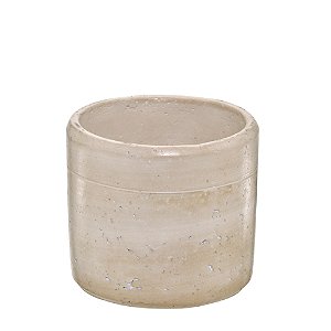 CACHEPOT DECORATIVO EM CIMENTO 13CM