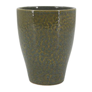 VASO ESTILO VIETNAMITA SVEN VERDE MUSGO DECORATIVO 17CM