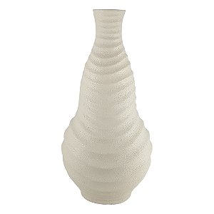 VASO GARRAFA ONDULADA CAPPUCCINO 39cm