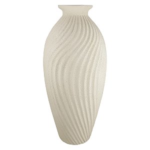VASO GARRAFA ONDULADA CAPPUCCINO 40cm