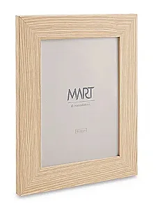 PORTA RETRATO DECORATIVO EM MDF NATURAL MART-15X20CM