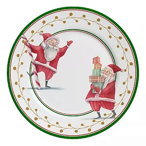 KIT 6 PRATO RASO HO HO HO NATALINO ALLEANZA