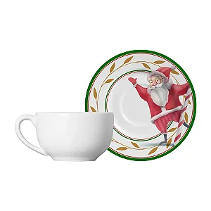 KIT 6 XICARA DE CHA NATALINA C/ PIRES HO HO HO ALLEANZA