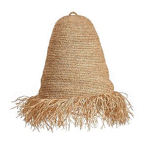 CUPULA DECORATIVA EM FIBRA NATURAL MART 52CM