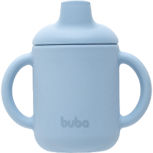 COPO EM SILICONE AZUL 120ml BUBA