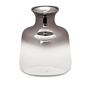 VASO BLACK NIQUEL EM VIDRO DECORATIVO MART