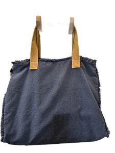 BIG BAG DEEP BLUE C/FORRO AZUL E BRANCO DECORATIVA