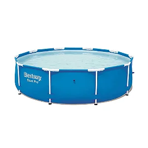Piscina Estruturada 4678l Redonda Azul Steel Pro Bestway