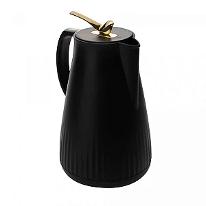 GARRAFA TERMICA DE PLASTICO NEW BIRD PRETA 1L WOLFF