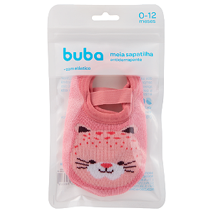 MEIA SAPATILHA ANTI DERRAPANTE JAGUAR (6-12 MESES) BUBA