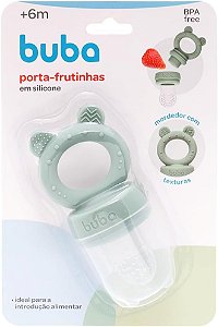 PORTA-FRUTINHAS EM SILICONE URSINHO VERDE BUBA