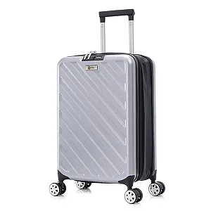 MALA COMPACTA DE VIAGEM GIRO NTK PRATA