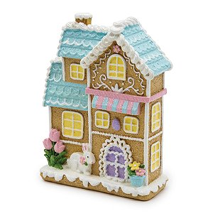 ESCULTURA CASINHA DECOR DOCE MEL - LINHA COOKIE 13,5cm