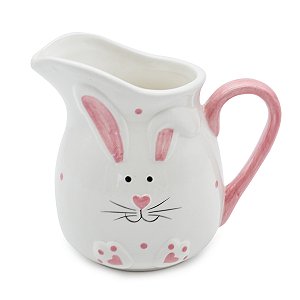 JARRA CREMEIRA COELHO EM PORCELANA BR/RS 300ml
