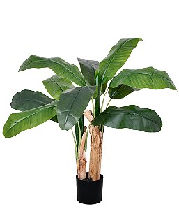 ARVORE PERMANENTE FOLHAGEM BANANEIRA X2 NO POTE 120cm