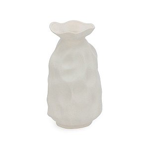 VASO EM CERAMICA ORGANIC CINZA MART 40CM