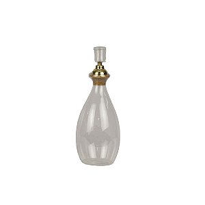 VASO GARRAFA PROVENZA EM VIDRO COM TAMPA 46CM REGINEZ