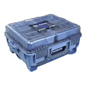 Maleta de Pesca com Bandejas e 7 Divisórias Azul Pioneer