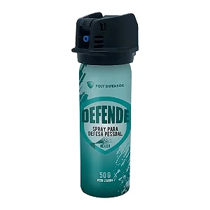 SPRAY P/ DEFESA PESSOAL DEFENDE DA POLY DEFENSOR 50G NEVOA