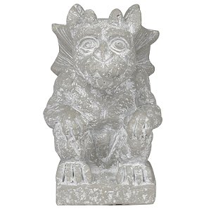 ESCULTURA GARGULA DECORATIVA DE CIMENTO 21CM