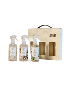 KIT 3 AGUA PERFUMADA PATCHOULI  ALECRIM LAVANDA 200ML LENVIE
