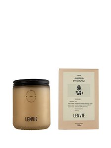 VELA PERFUMADA AMBAR PATCHOULI 190G LENVIE