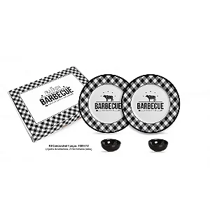 KIT 4 PCS BARBECUE COLLECTION COM MINI MOLHEIRA
