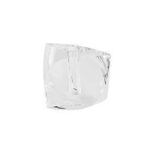 VASO DECORATIVO EM CRISTAL 10 CM TRANSPARENTE