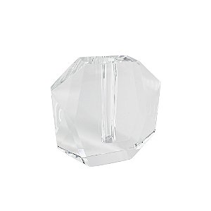 VASO DECORATIVO EM CRISTAL 13 CM TRANSPARENTE