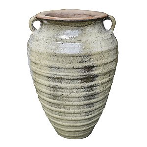 VASO VIETNAMITA PARA AREA EXTERNA E INTERNA DE CERAMICA 72 CM