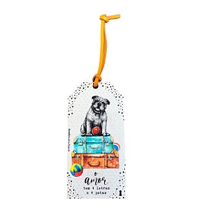 Tag  Cachorro Amor Amanhã te Conto um Segredo em MDF