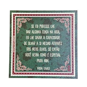 Ima Porta Copo Frida especial Amanha te conto um segredo