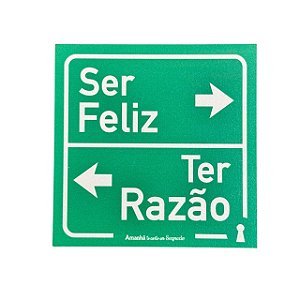 Ima Porta Copo Ser Feliz Amanha te conto um segredo