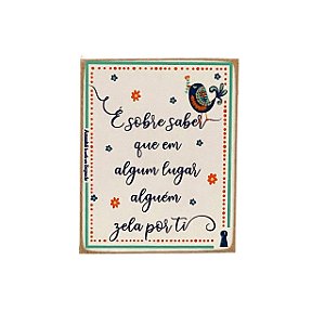 QUADRO BOX DECORATIVO ZELA POR TI EM MDF 8x10