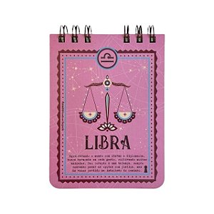 Caderneta P Libra signos 15,2X 21,8 - 80Fls Sem Pauta