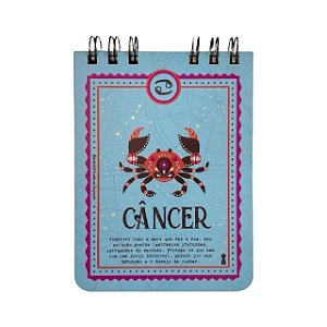 Caderneta P Cancer signos 15,2X 21,8 - 80Fls Sem  Pauta
