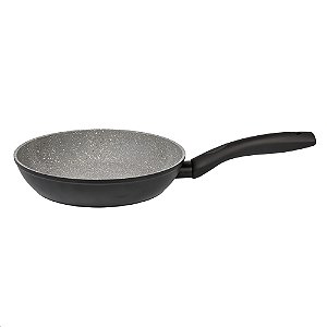 Frigideira Antiaderente Ceramica Marmore 20cm Preto Indução