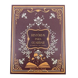 Caixa Livro  G Baixa Historias para Guardar em MDF