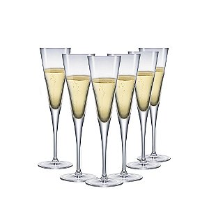 JG 6 TACAS DE CRISTAL PARA CHAMPAGNE EVENT FLUTE RITZENHOFF