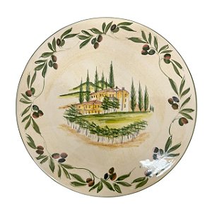 TABUA DE QUEIJOS OLIVEIRAS EM CERAMICA LUIZ SALVADOR