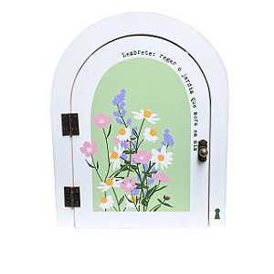 Porta Chaves portinha Lembrete jardim em MDF