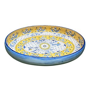 CENTRO DE MESA EM CERAMICA CAPRI FUNDA FIORE LUIZ SALVADOR