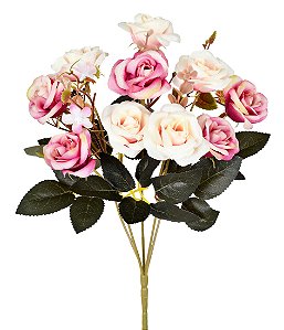 BUQUÊ ROSA SILVESTRE X5 BEAUTY