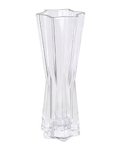 VASO DE VIDRO 28,5CM TRANSPARENTE GRILLO
