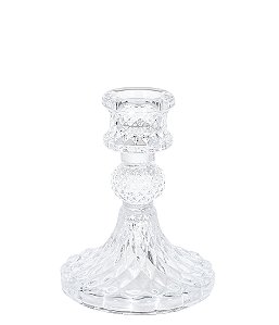 VASO DE VIDRO TIPO CASTICAL TRANSPARENTE 10 CM GRILLO