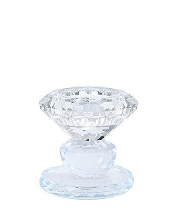 VASO DE VIDRO TIPO CASTICAL TRANSPARENTE 1 CM GRILLO