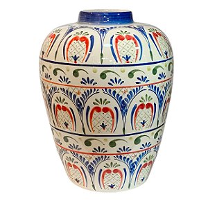 VASO EM CERAMICA DECORATIVO MAISSEN LUIZ SALVADOR