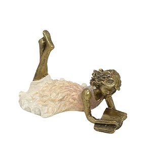ESCULTURA DECORATIVA MENINA 7,5 CM ESPRESSIONE